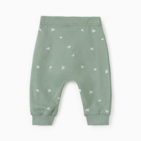 Children's pants Minaku, olive color, height 68-74cm-11