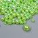 Beads for creativity plastic "Round. Pistachio" d = 3-8 mm, set 10 grams