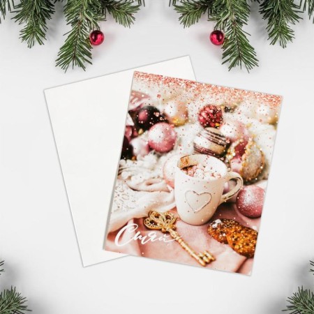 SHIAI-Mini Postcard, 8.8 x 10.7 cm, New Year-1