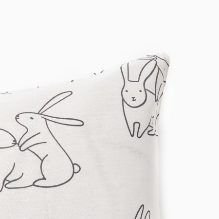 Pillowcase Ethel "Rabbits" 50x70 cm, 100% cotton, calico-1
