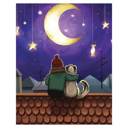 Pillow Golk "Friends forever, decorative, size 16x45 cm-1
