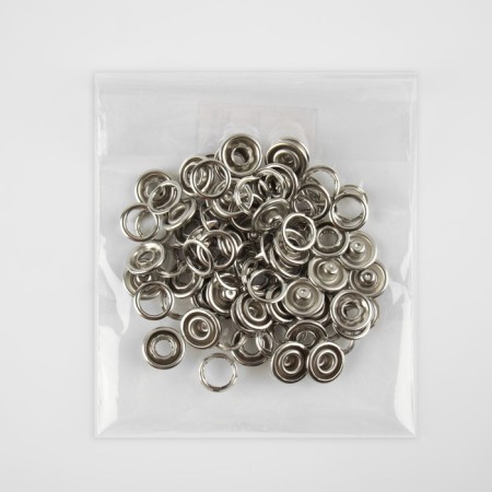 Shirt, open button, d = 10.5 mm, nickel color-2