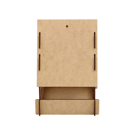 Kopmushka for birds, 22 × 17 × 17 cm, disassembled, "yurt", Greengo-12