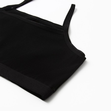 TOP for girls, black color, rr. 40-1