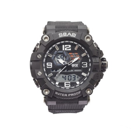 Men's washing watches, with an alarm clock, calendar, backlight, D-5.8 cm, L-21.5 cm, 3 atm-1