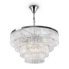 Suspension lamp Maytoni Mod093PL-13CH, 13HE14, 40W, 59x59x131 cm, color chromium