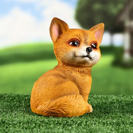 Garden figure "Fox" 13x10x17cm-1