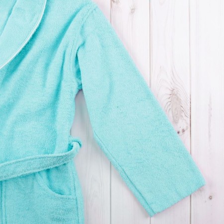 Women's shawl robe+kant, size 52, turquoise color, mahra-2