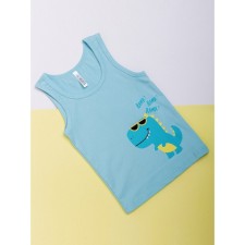 T -shirt for a boy, height 116 cm, blue color