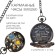 The clock is pocket, musical "Cosmos", quartz, d dial-5.9 cm, chain L-36.5 cm