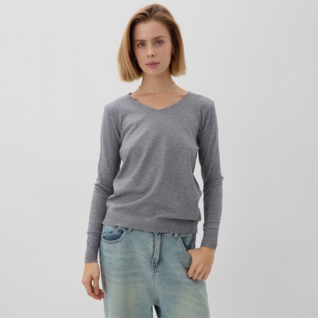 Female jumper minku, gray color, rr 42-44
