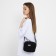 Bag Cross-Bodi with a zipper, black color