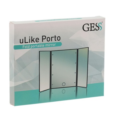 Gess-805p mirror, backlight, 23 x 15 x 13.8 cm, 8 LEDs, 1XCR2025-8