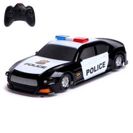 Anti -gravity machine "Police", radio control, battery, drives along the walls
