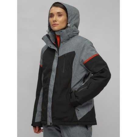 Ski costume is female, size 56, black color-4