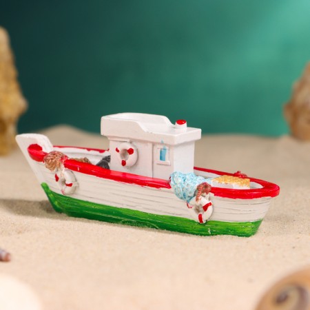 Souvenir ship "Fisherman" 10cm-9