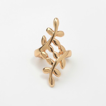 Set of earrings and cafs 4 pcs “Tenderness” composition, color gold-2