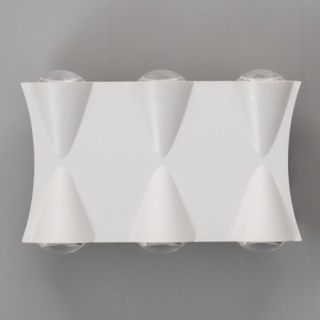 Lamp "BISO" 6XLED 6W 4000K IP66 white 14x4.5x8 cm-1