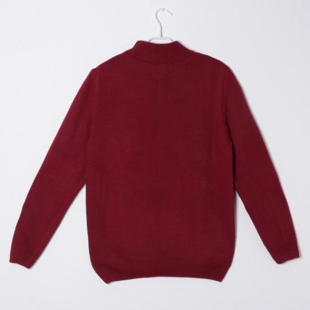 Cardigan male SL, 50, burgundy-8