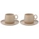 Tkano Essential Tea Set, 250 ml, 2 pcs, beige color