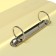 Folder on 2 rings A4, Calligrata, 40 mm, 700 μm, pocket at the end, yellow vanilla