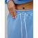 Women's pants with a company, size 50, blue color
