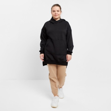 Feminine hoodies, black color, size 48-9