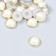 Decor for creativity Plastic "Half -Wash with a rim" set of 25 pcs mix 1x1 cm