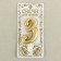 Candle for the cake digit "Golden", 5.5 cm, number "3"