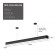 LED LED Era Geometria SPO, 1200x100x60 mm, IP40, 36W, 2700LM, 4000K, black