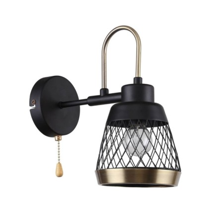 Bra Entresol, 1x40W E14, black color