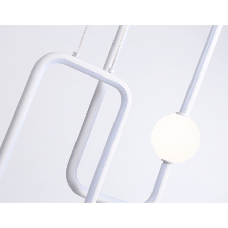 LED LED suspension Ambrella Light, Linetech, FL66365, LED, 38 W, 2850LUM, 4200K, white, white matte color-3