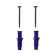 Holder for storing skewers and accessories barbecue, wall -mounted, stainless steel
