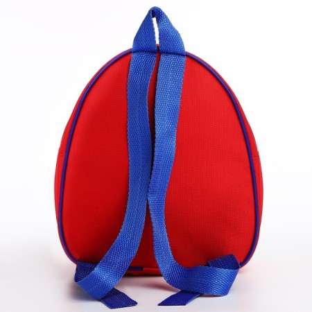 Baby backpack for the boy "Cool car", 23x20.5 cm cm, lightning department, red color-4