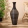 Vase wicker, floor 36x36x80 cm (+/- 5 cm)