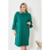 Female dress, size 66, green color