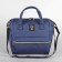 Bag-rug 2 in 1 on wheels 18 ", lightning department, external pocket, blue color