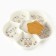 New Year! Menzhitsa New Year's ceramic "Happy New Year", 24 cm, white color
