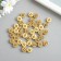Buttons wood for creativity 4 punctures "Circle stitches" set 40 pcs 1.2x1.2x0.3 cm