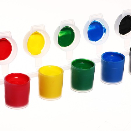 Acrylic paint, set of 6 colors x 5 ml, calligrata kid (increased pigment content), frost -resistant-2