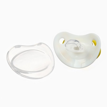 Nipple - orthodontic dummy "flowers", +6 months, yellow color-5