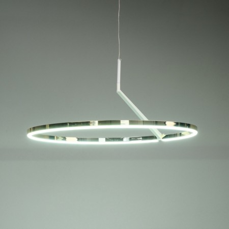 Lamp with DDD "Holly" LED 48W 3000-6000K white-gold 60x60x22 cm-3