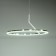 Lamp with DDD "Holly" LED 48W 3000-6000K white-gold 60x60x22 cm