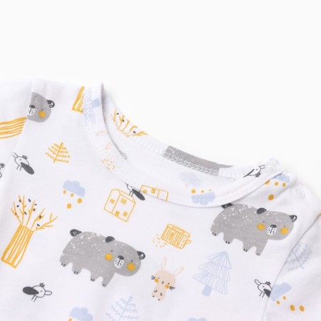 Body Baby "Bears in the Forest", the color is white/sand height 62 cm-1