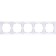 Frame for 5 posts WL03-FRAME-05, white color