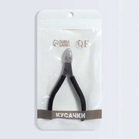 Pigitan nippers, hidden spring, rubberized pen, 11 cm, blade length - 12 mm, silver/black color-8