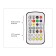 Ambrella controller for RGB+CCT LED tapes with a temperature adjustment with a radio remote control 2.4g 12a