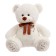 Soft toy "Bear Felix", 90 cm, milk color