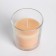Candle in a smooth glass flavored "cappuccino", 8.5 cm