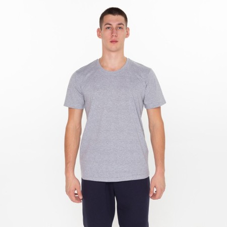 T -shirt male plain, color gray mix, size 54